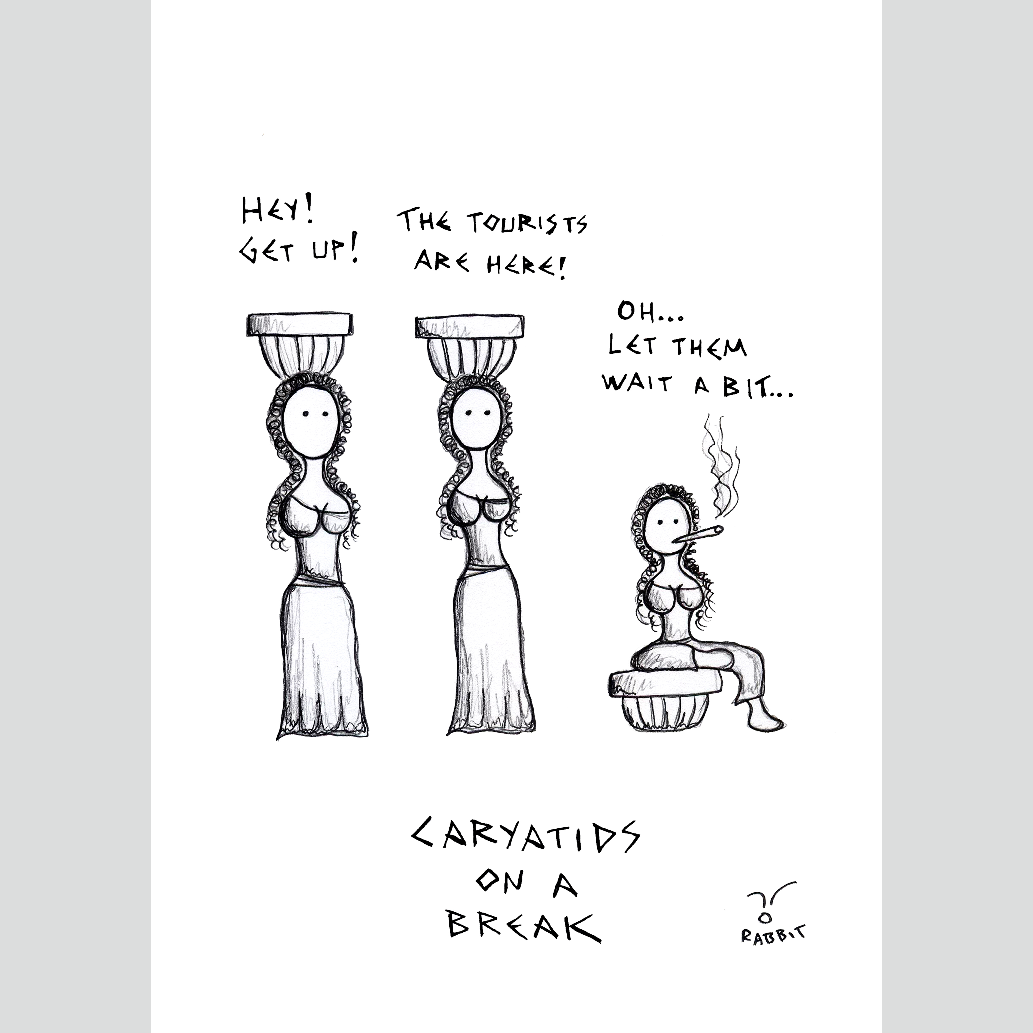 The Rabbit Knows Prints / Anarchy in the Caryatids - Image 8