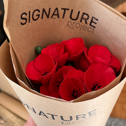 Paper flowers . poppy - Image 5