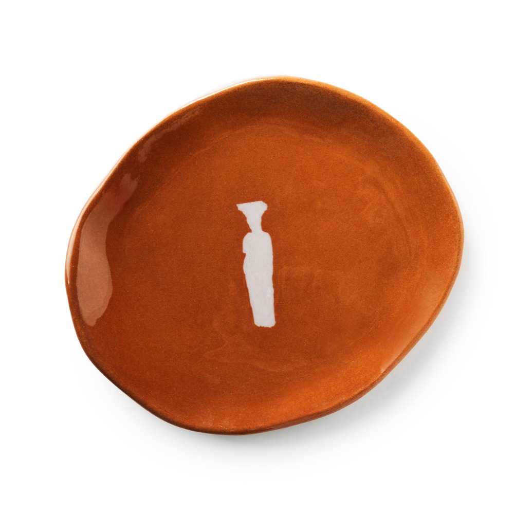 CUT & PASTE - CARYATID SMALL CERAMIC PLATE - Image 2