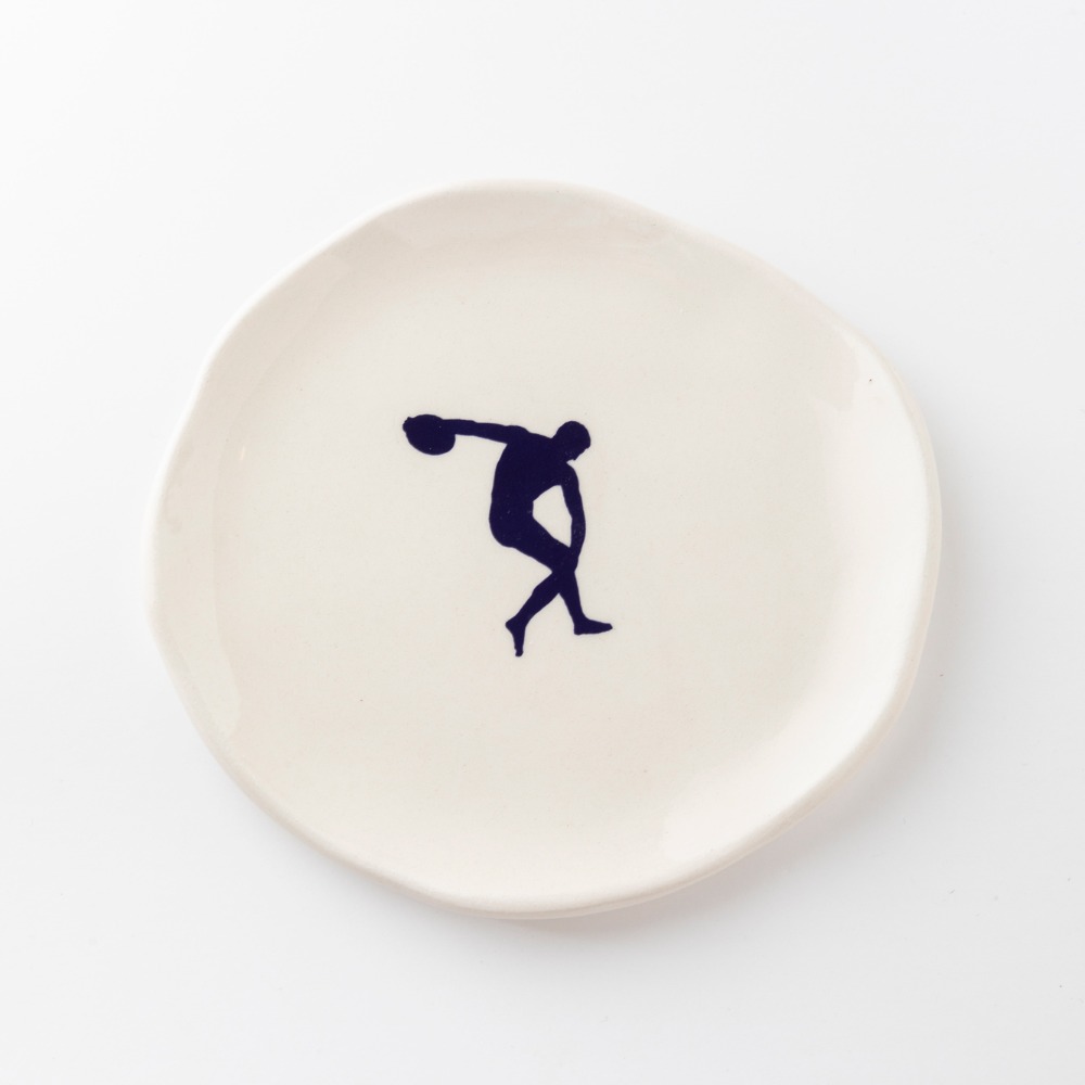 CUT & PASTE - DISCOBOLUS SMALL CERAMIC PLATE - Image 2